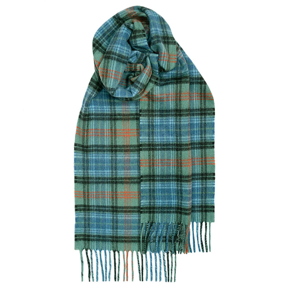 Lochcarron Hunting Ancient Cashmere Scarf - Click Image to Close